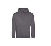 AWDis Men's College Hoodie, Grey (Steel Grey), X-Large