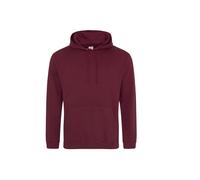 AWDis Men's College Hoodie, Red (Burgundy), X-Large