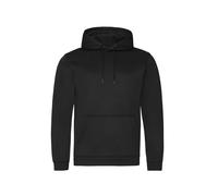 AWDis Just Hoods JH006 Sports Polyester Hoodie Jet Black 3XL Size: 3XL 3XL
