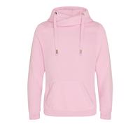 Just Hoods by AWDIS Unisex Cross Neck Hoodie JH021 - Baby Pink - S