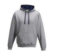 Hooded sweatshirt Just Hoods Varsity Gris L