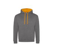 Hooded sweatshirt Just Hoods Varsity Gris L