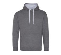 Hooded sweatshirt Just Hoods Varsity Gris S