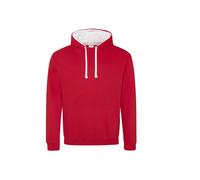 Hooded sweatshirt Just Hoods Varsity Rouge XL