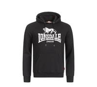 Lonsdale Men's Hoodie Fremington - Black/White - Size M