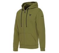 Hooded sweatshirt Man Dainese SPEED DEMON with Zip Olive Branch