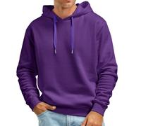Hooded Sweatshirt Mens, Mens Sweatshirts and Hoodies, Men's Hoodies Casual Pullover Hooded with Kangaroo Pocket Sweatshirt Long Sleeve Leisure Workwear Comfortable Activewear