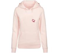 Hooded sweatshirt Miss Tee Snakes Heart Pink S