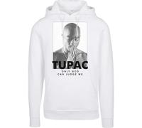 Hooded sweatshirt Mister Tee 2pac prayer Blanc XS