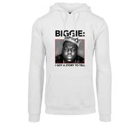 Mister Tee Biggie Crown Hoodie White S Men