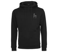 Hooded sweatshirt Mister Tee Easy Sign Noir XS