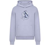 Hooded Sweatshirt Mister Tee Holy Cross Statue Ultra Heavy Bleu L
