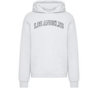 Hooded sweatshirt Mister Tee Los Angeles Fluffy Blanc S