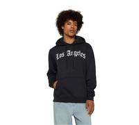 Hooded sweatshirt Mister Tee Los Angeles Wording Bleu L