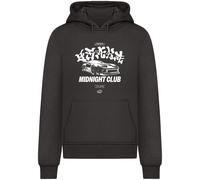 Hooded Sweatshirt Mister Tee Midnight Racing Club Noir 2XL