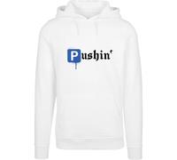 Hooded sweatshirt Mister Tee Pushin P White L
