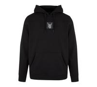 Hooded sweatshirt Mister Tee Skelett Patch Noir M
