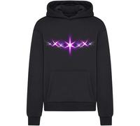 Hooded Sweatshirt Mister Tee Starlights Fluffy Noir M