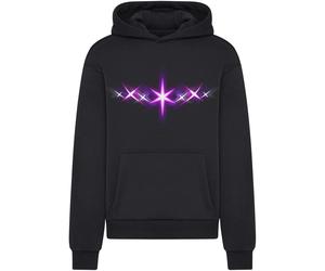 Hooded Sweatshirt Mister Tee Starlights Fluffy Noir M