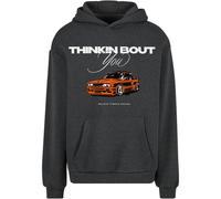 Hooded Sweatshirt Mister Tee Thinking Bout You Car Gris XL