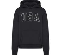 Hooded sweatshirt Mister Tee USA Fluffy Noir L