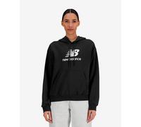 Hooded sweatshirt New Balance Sport Essentials Logo black white Women - S