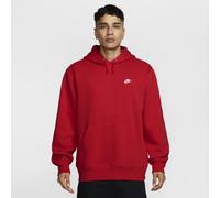 Hooded sweatshirt Nike Club Fleece Rouge XS