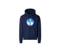 Hooded sweatshirt North Sails W/Graphic Bleu S