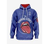 Otso Running Stones Hoodie Blue L Men,Women