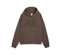 Hooded sweatshirt Puma X RIPNDIP Boxy Graphic TR Marron S