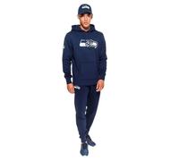 New Era Seattle Seahawks NFL Team Logo Hoody Blue Hooded Jumper