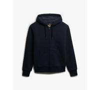Superdry Borg Lined Full Zip Sweatshirt Blue L Men