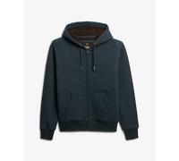 Superdry Borg Lined Full Zip Sweatshirt Grey M Men