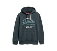 Hooded sweatshirt Superdry Duo Vintage Logo Noir M