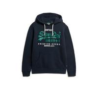 Hooded Sweatshirt Superdry Premium Goods Bleu S