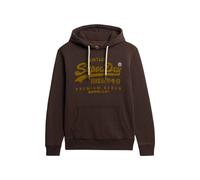 Superdry Vl Tonal Relaxed Fit Hoodie Brown S Men