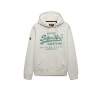 Superdry Mens Vintage Logo Classic Hoodie, Hooded Cotton Sweatshirt