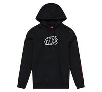 Troy Lee Designs Badge Hoodie, black-white, size L for Men