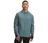 Under Armour - Velociti Storm Hooded Jacket - Running jacket size M, turquoise