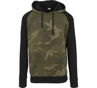 Urban Classics Raglan Contract Sweatshirt Green XL Men