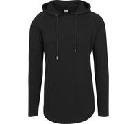 Hooded sweatshirt Urban Classic long shaped terry Noir S