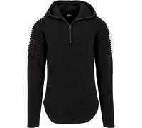 Hooded sweatshirt Urban Classic pleat leeve terry Noir S
