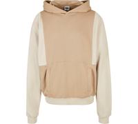 Hooded sweatshirt Urban Classics Cut On Sleeve Beige S