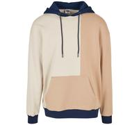Hooded sweatshirt Urban Classics Oversized Color Block Beige L
