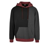 Hooded sweatshirt Urban Classics Oversized Color Block Noir S
