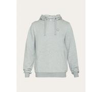 Hooded sweatshirt with badge KnowledgeCotton Apparel Arvid Basic Gris XS