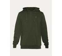 Hooded sweatshirt with badge KnowledgeCotton Apparel Arvid Basic Vert M
