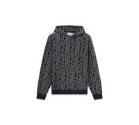 Hooded sweatshirt with logo Guess Jacquard Noir S