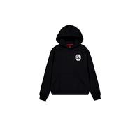 Hooded sweatshirt with logo printed on the back Alpha Industries Noir M