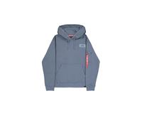 Hooded sweatshirt with print on the back Alpha Industries Bleu 3XL